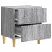 Noptieră 2 pcs Sonoma gri 43 x 34,5 x 48 cm Lemn prelucrat - WALTI WALTI