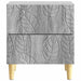 Noptieră 2 pcs Sonoma gri 43 x 34,5 x 48 cm Lemn prelucrat - WALTI WALTI
