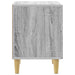 Noptieră 2 pcs Sonoma gri 43 x 34,5 x 48 cm Lemn prelucrat - WALTI WALTI