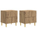 Noptieră 2 pcs Stejar Artizanal 43 x 34,5 x 48 cm - WALTI WALTI
