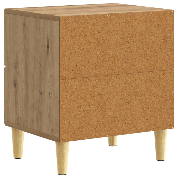 Noptieră 2 pcs Stejar Artizanal 43 x 34,5 x 48 cm - WALTI WALTI