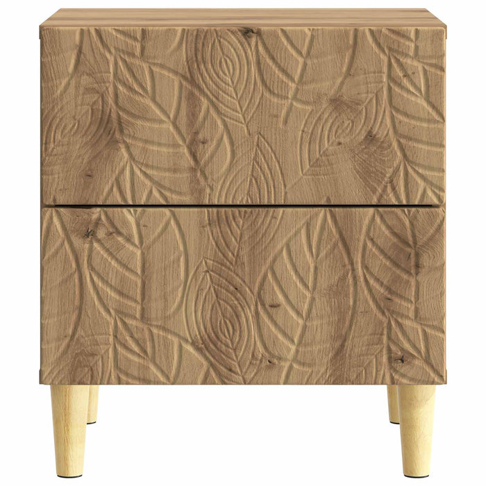 Noptieră 2 pcs Stejar Artizanal 43 x 34,5 x 48 cm - WALTI WALTI