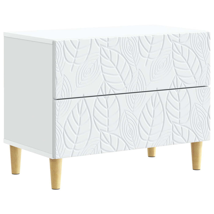 Noptieră Alb 62 x 34,5 x 48 cm Lemn prelucrat - WALTI WALTI