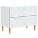 Noptieră Alb 62 x 34,5 x 48 cm Lemn prelucrat - WALTI WALTI