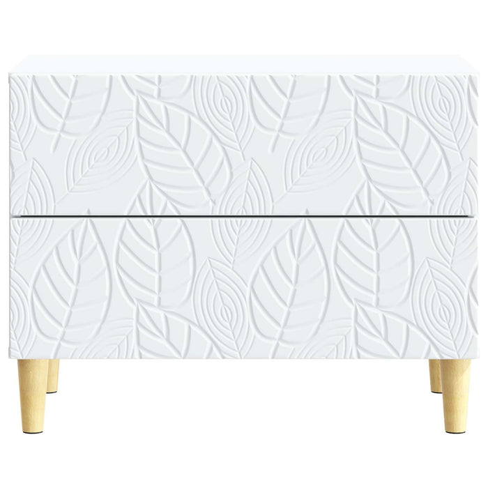Noptieră Alb 62 x 34,5 x 48 cm Lemn prelucrat - WALTI WALTI