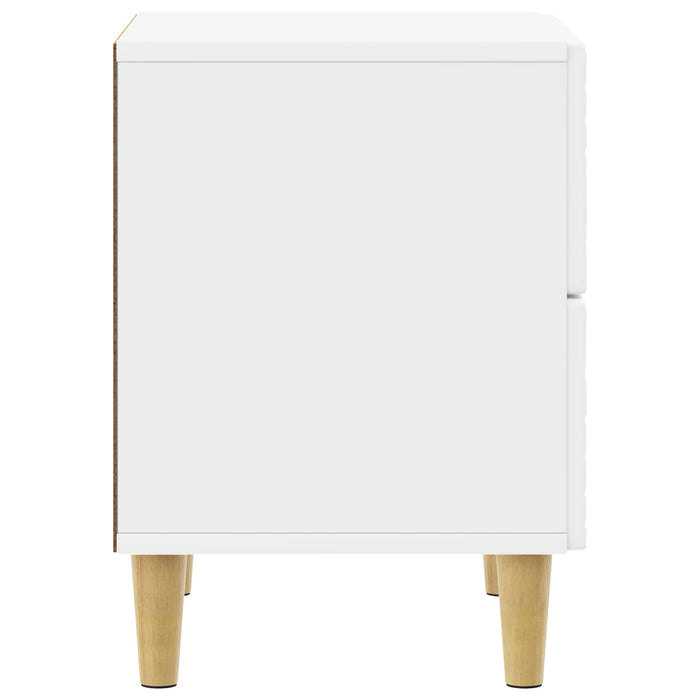 Noptieră Alb 62 x 34,5 x 48 cm Lemn prelucrat - WALTI WALTI