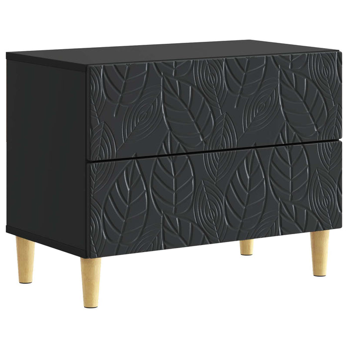 Noptieră Negru 62 x 34,5 x 48 cm Lemn prelucrat - WALTI WALTI
