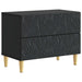Noptieră Negru 62 x 34,5 x 48 cm Lemn prelucrat - WALTI WALTI