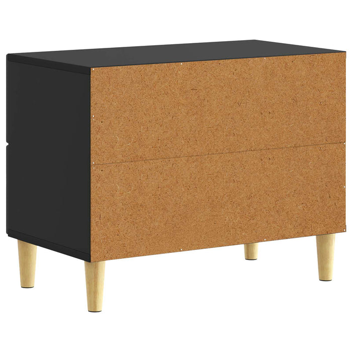 Noptieră Negru 62 x 34,5 x 48 cm Lemn prelucrat - WALTI WALTI