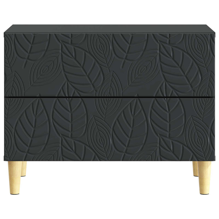 Noptieră Negru 62 x 34,5 x 48 cm Lemn prelucrat - WALTI WALTI