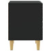 Noptieră Negru 62 x 34,5 x 48 cm Lemn prelucrat - WALTI WALTI