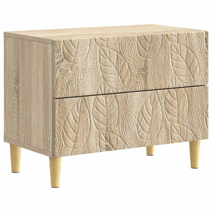 Noptieră Stejar Sonoma 62 x 34,5 x 48 cm Lemn prelucrat - WALTI WALTI