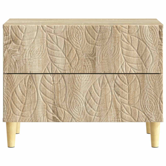 Noptieră Stejar Sonoma 62 x 34,5 x 48 cm Lemn prelucrat - WALTI WALTI