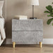 Noptieră Gri Beton 62 x 34,5 x 48 cm Lemn prelucrat - WALTI WALTI