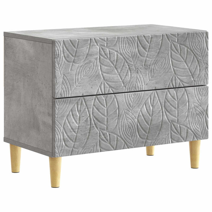 Noptieră Gri Beton 62 x 34,5 x 48 cm Lemn prelucrat - WALTI WALTI