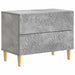 Noptieră Gri Beton 62 x 34,5 x 48 cm Lemn prelucrat - WALTI WALTI