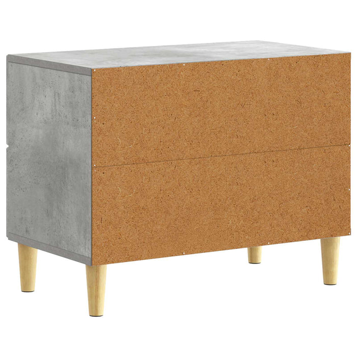 Noptieră Gri Beton 62 x 34,5 x 48 cm Lemn prelucrat - WALTI WALTI