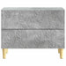 Noptieră Gri Beton 62 x 34,5 x 48 cm Lemn prelucrat - WALTI WALTI