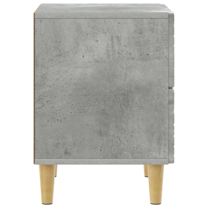 Noptieră Gri Beton 62 x 34,5 x 48 cm Lemn prelucrat - WALTI WALTI