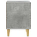 Noptieră Gri Beton 62 x 34,5 x 48 cm Lemn prelucrat - WALTI WALTI