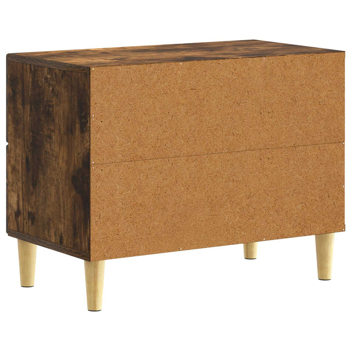 Noptieră Stejar fumuriu 62 x 34,5 x 48 cm Lemn prelucrat - WALTI WALTI