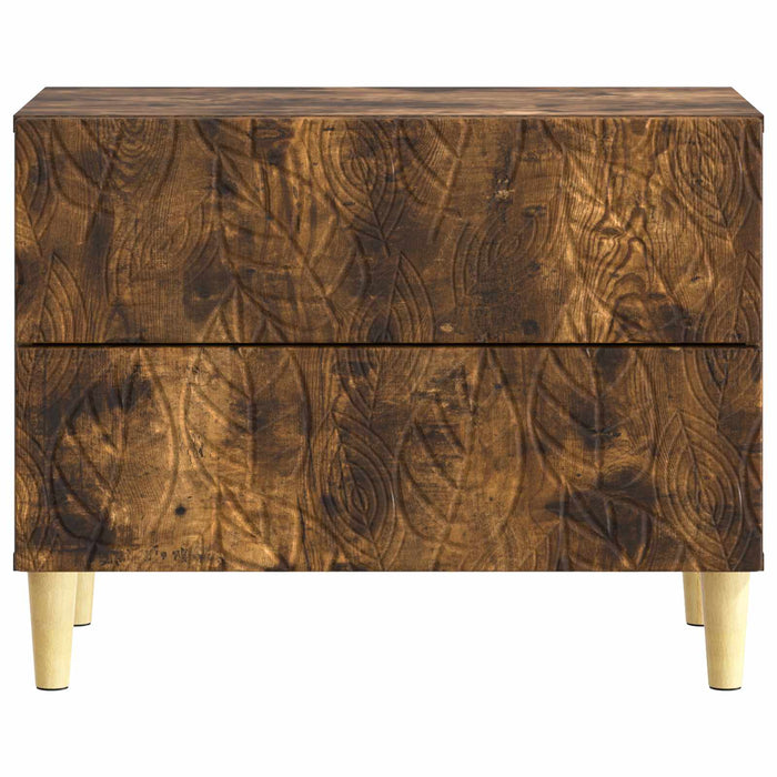 Noptieră Stejar fumuriu 62 x 34,5 x 48 cm Lemn prelucrat - WALTI WALTI