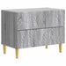 Noptieră Sonoma gri 62 x 34,5 x 48 cm Lemn prelucrat - WALTI WALTI