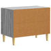 Noptieră Sonoma gri 62 x 34,5 x 48 cm Lemn prelucrat - WALTI WALTI