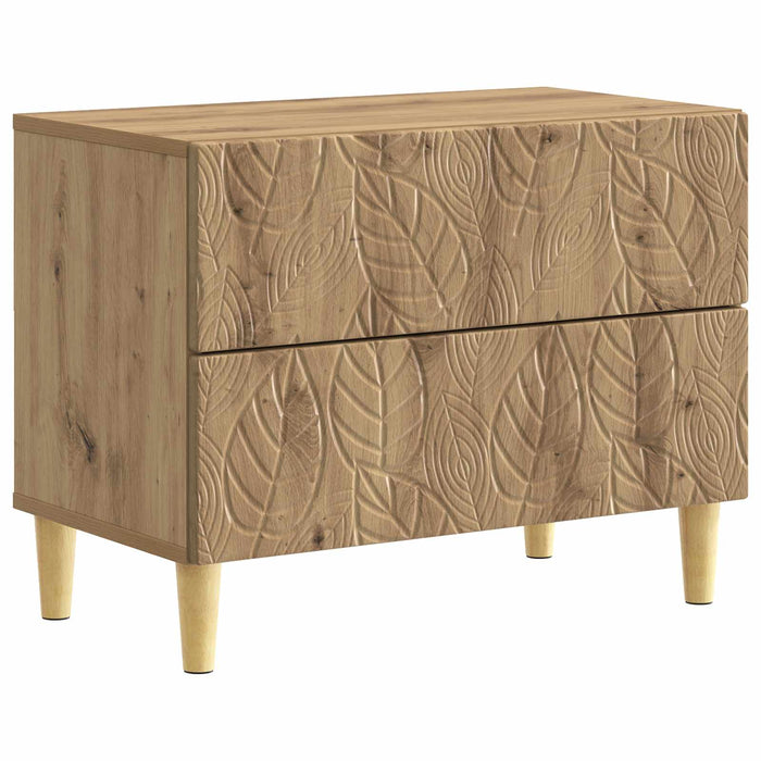 Noptieră Stejar Artizanal 62 x 34,5 x 48 cm Lemn prelucrat - WALTI WALTI