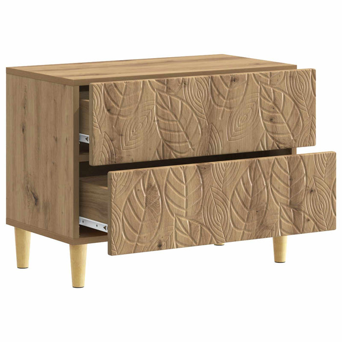 Noptieră Stejar Artizanal 62 x 34,5 x 48 cm Lemn prelucrat - WALTI WALTI