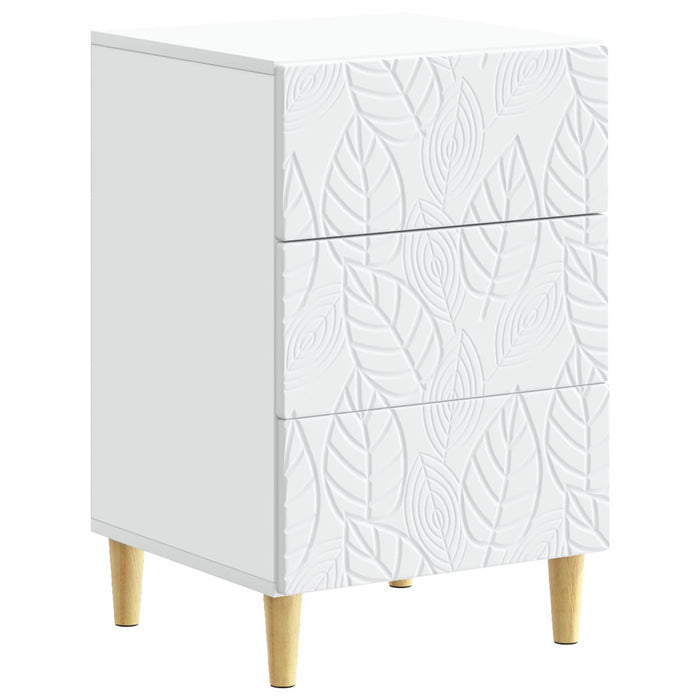 Noptieră Alb 43 x 39,5 x 66,5 cm Lemn prelucrat - WALTI WALTI