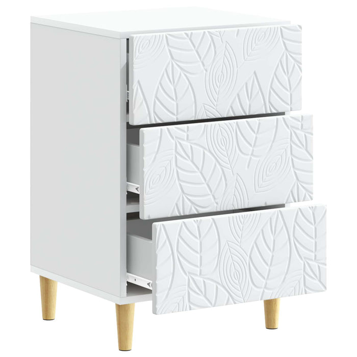 Noptieră Alb 43 x 39,5 x 66,5 cm Lemn prelucrat - WALTI WALTI