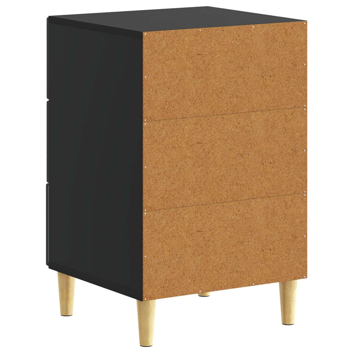 Noptieră Negru 43 x 39,5 x 66,5 cm Lemn prelucrat - WALTI WALTI
