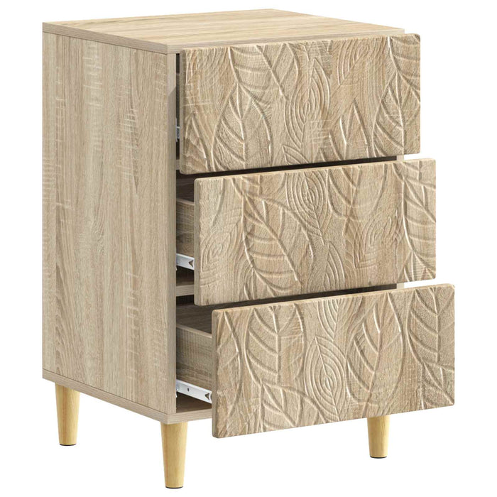 Noptieră Stejar Sonoma 43 x 39,5 x 66,5 cm Lemn prelucrat - WALTI WALTI