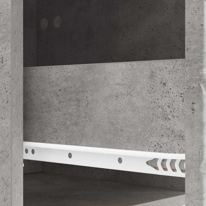 Noptieră Gri Beton 43 x 39,5 x 66,5 cm Lemn prelucrat - WALTI WALTI