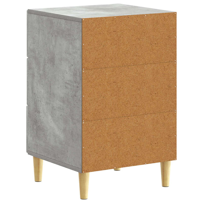 Noptieră Gri Beton 43 x 39,5 x 66,5 cm Lemn prelucrat - WALTI WALTI