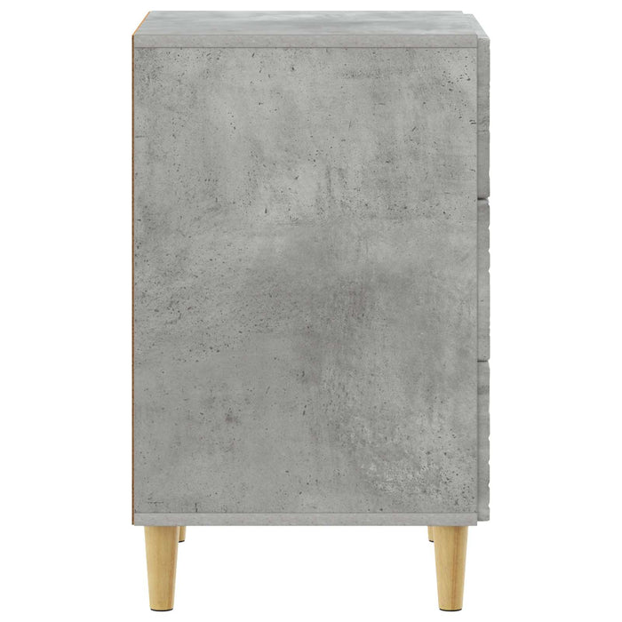 Noptieră Gri Beton 43 x 39,5 x 66,5 cm Lemn prelucrat - WALTI WALTI