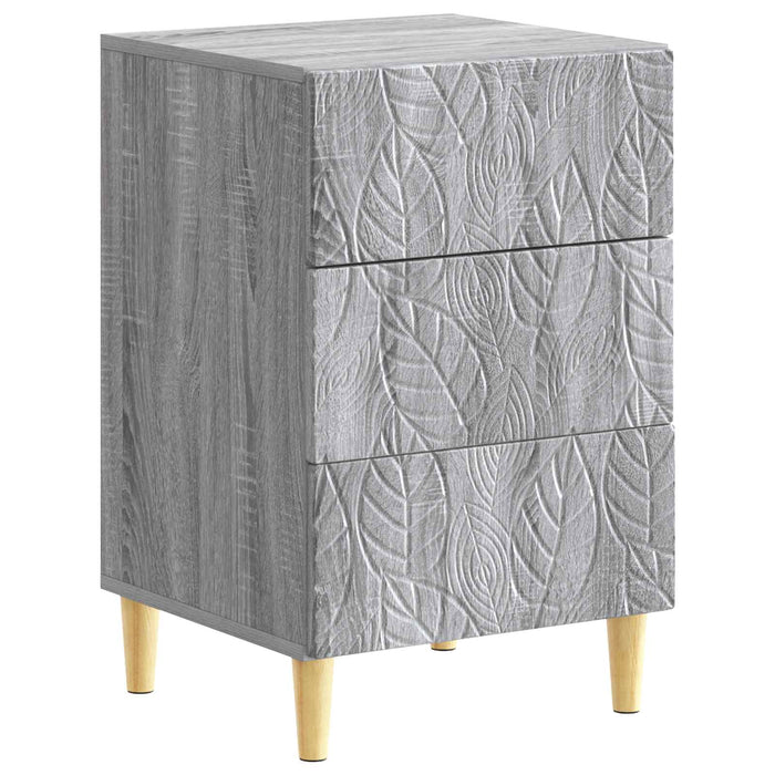 Noptieră Sonoma gri 43 x 39,5 x 66,5 cm Lemn prelucrat - WALTI WALTI