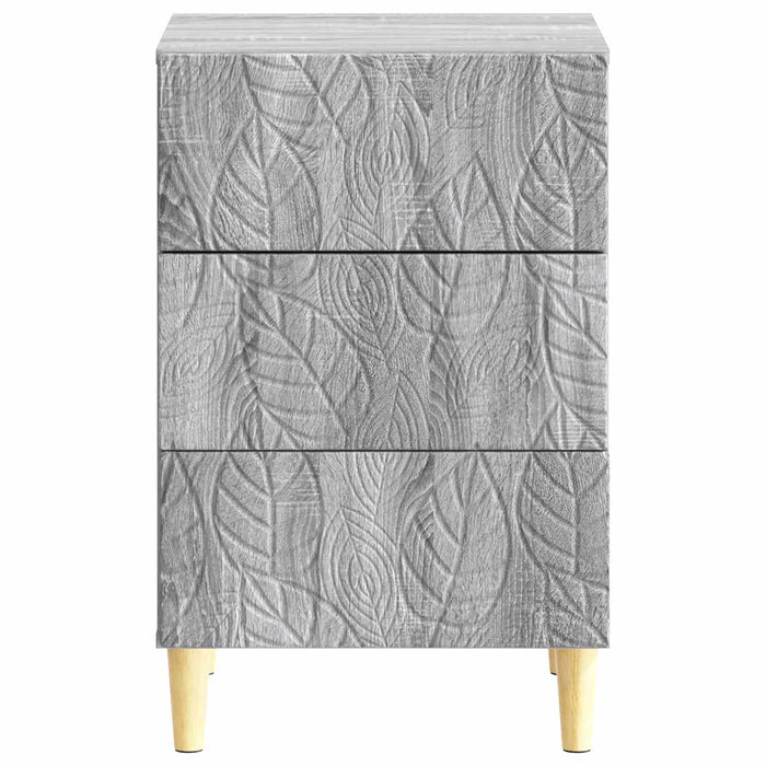 Noptieră Sonoma gri 43 x 39,5 x 66,5 cm Lemn prelucrat - WALTI WALTI
