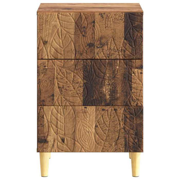 Noptieră Lemn vechi 43 x 39,5 x 66,5 cm Lemn prelucrat - WALTI WALTI