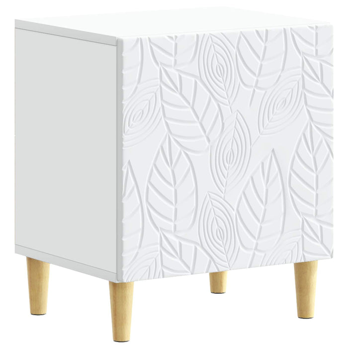 Noptieră 2 pcs Alb 43 x 34,5 x 50 cm Lemn prelucrat - WALTI WALTI