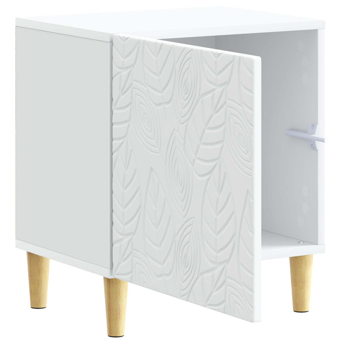 Noptieră 2 pcs Alb 43 x 34,5 x 50 cm Lemn prelucrat - WALTI WALTI