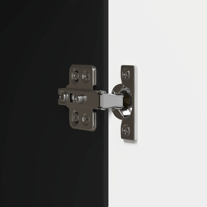 Noptieră 2 pcs Negru 43 x 34,5 x 50 cm Lemn prelucrat - WALTI WALTI