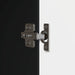 Noptieră 2 pcs Negru 43 x 34,5 x 50 cm Lemn prelucrat - WALTI WALTI