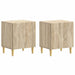 Noptieră 2 pcs Stejar Sonoma 43 x 34,5 x 50 cm Lemn prelucrat - WALTI WALTI