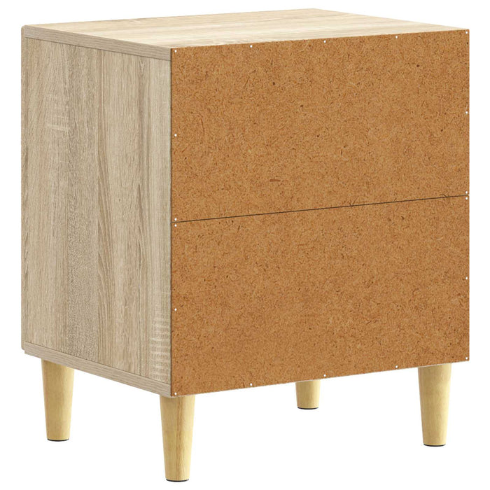 Noptieră 2 pcs Stejar Sonoma 43 x 34,5 x 50 cm Lemn prelucrat - WALTI WALTI