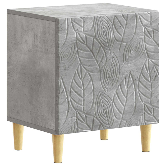 Noptieră Gri Beton 43 x 34,5 x 50 cm Lemn prelucrat - WALTI WALTI