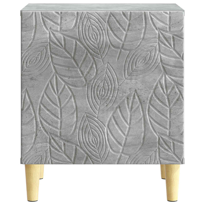 Noptieră Gri Beton 43 x 34,5 x 50 cm Lemn prelucrat - WALTI WALTI