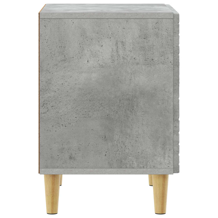 Noptieră Gri Beton 43 x 34,5 x 50 cm Lemn prelucrat - WALTI WALTI