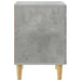 Noptieră 2 pcs Gri Beton 43 x 34,5 x 50 cm Lemn prelucrat - WALTI WALTI